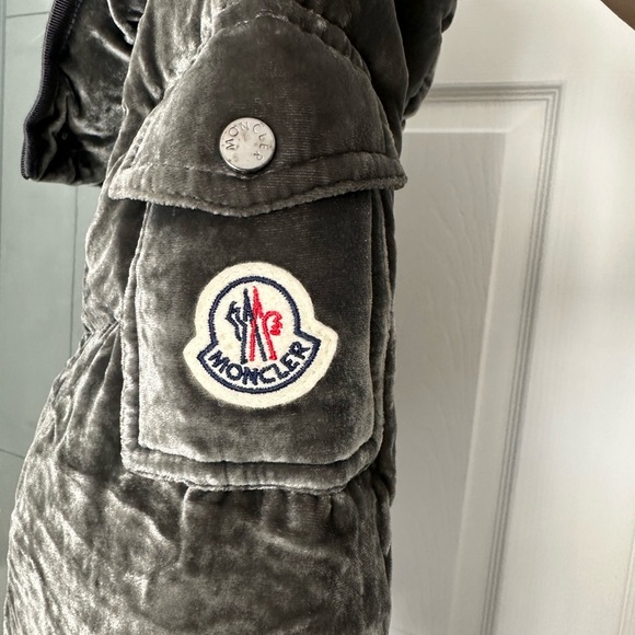 Moncler Velvet Puffer Jacket - Picture 4 of 8